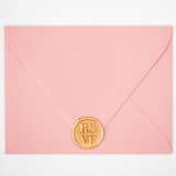 "RSVP (Sold in Sets of 10)" - Wax Seals in gold by Lindsey Cain