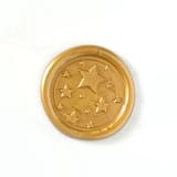 "Stars Wax Seal in Traditional Gold, Pack of 10" - Wax Seals in gold by Abby Choi