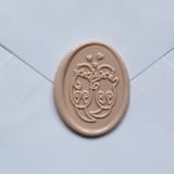 "Customizable Color Sea Otter Love Self-adhesive Wax Seals, Set of 5" - Wax Seals in multicolorassorted-colors by MC silverlinings