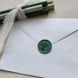 "Customizable Color Foliage Stem Self-adhesive Wax Seals, Set of 5" - Wax Seals in multicolorassorted-colors by MC silverlinings