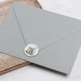 "Green Hot Cocoa Wax Seals for Holiday Cards and Events | Set of 25" - Wax Seals in green by Clove and Cedar Design