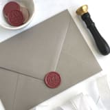 "At Last in Rose, Pack of 10" - Wax Seals in pink by Abby Choi