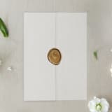 "Tulip Blanche Wax Seal (25 Pack)" - Wax Seals in gold by Sterling Stripes