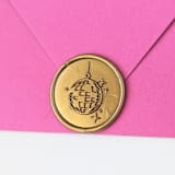 "Disco Ball- Customizable  Color- Set of 25 Hand-crafted Wax Seals" - Wax Seals in multicolor by Inkspiringletters