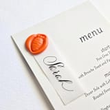 "Carrot - Orange Color- Set of 25 Hand-crafted Wax Seals" - Wax Seals in orange by Inkspiringletters