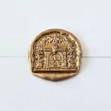 "Fireplace- Customizable Color- Set of 25 Hand-crafted Wax Seals" - Wax Seals in multicolor by Inkspiringletters