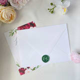 "Wreath - Customizable Color- Set of 25 Hand-crafted Wax Seals" - Wax Seals in multicolor by Inkspiringletters