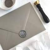 "Fleur de Lis in Silver Pack of 10" - Wax Seals in silver by Abby Choi
