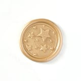 "Stars Wax Seal in Prosecco, Pack of 10" - Wax Seals in gold by Abby Choi