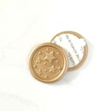 "Stars Wax Seal in Prosecco, Pack of 10" - Wax Seals in gold by Abby Choi