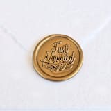 "Just Married- Customizable Color- Set of 25 Hand-crafted Wax Seals" - Wax Seals in multicolor by Inkspiringletters