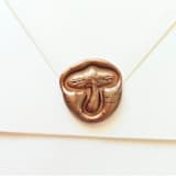 "Mushroom - Customizable Color- Set of 25 Hand-crafted Wax Seals" - Wax Seals in multicolor by Inkspiringletters