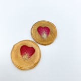 "Pressed Flower Gold Wax Seal Rose Petal Set Of 6" - Wax Seals in gold by Christine OMalley