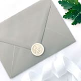 "Daisies Wax Seal in Buttercream Pack of 10" - Wax Seals in white by Abby Choi