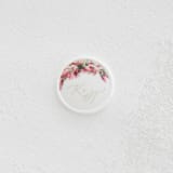 "Custom Pink Bougainvillea Script Monogram Wax Seals | Set of 25" - Wax Seals in multicolor by Clove and Cedar Design