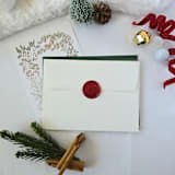 "Santa is Coming- Customizable Color- Set of 25 Hand-crafted Wax Seals" - Wax Seals in multicolor by Inkspiringletters