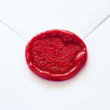 "Winter Robins- Customizable Color- Set of 25 Hand-crafted Wax Seals" - Wax Seals in multicolor by Inkspiringletters