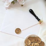 "Happily Ever After- Customizable Color- Set of 25 Hand-crafted Wax Seals" - Wax Seals in multicolor by Inkspiringletters