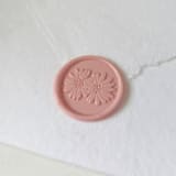 "Gerbera- Customizable Color- Set of 25  Hand-crafted Wax Seals" - Wax Seals in multicolor by Inkspiringletters