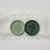 "Botanical Bouquet Wax Seals (set of 10 custom seals)" - Wax Seals in multicolorassorted-colors by Vee
