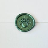 "Ornament- Customizable Color- Set of 25 Hand-crafted Wax Seals" - Wax Seals in multicolor by Inkspiringletters