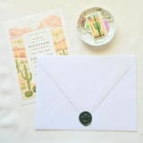 "Saguaro- Customizable Color- Set of 25  Hand-crafted Wax Seals" - Wax Seals in multicolor by Inkspiringletters