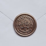 "Customizable Color "Do Not Open Until Dec. 25"  Wax Seals, Set of 5" - Wax Seals in multicolorassorted-colors by MC silverlinings