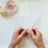 "Angel Topper- Gilded White- Set of 12 Hand-crafted Wax Seals" - Wax Seals in multicolor by Inkspiringletters