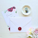 "Bella Rosa- Customizable Color- Set of 25 Hand-crafted Wax Seals" - Wax Seals in multicolor by Inkspiringletters