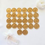 "Script Monogram- Customizable Color- Set of 25 Hand-crafted Wax Seals" - Wax Seals in multicolor by Inkspiringletters