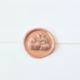 "Pumpkin Patch- Customizable Color- Set of 25 Hand-crafted Wax Seals" - Wax Seals in multicolor by Inkspiringletters