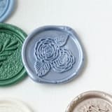 "Custom Color and Icon Self Adhesive Wax Seal Sticker | Set of 10" - Wax Seals in multicolorassorted-colors by Self Stationery
