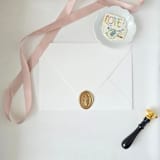 "Guardian Angel- Customizable Color- Set of 25 Hand-crafted Wax Seals" - Wax Seals in multicolor by Inkspiringletters