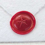"Tomato- Customizable Color- Set of 25 Hand-crafted Wax Seals" - Wax Seals in multicolor by Inkspiringletters