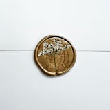 "Queen Anne's Lace Wax Seal in Gold | Pack of 10" - Wax Seals in gold by Caitlin Home