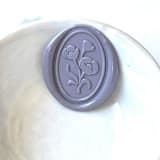 "Oval Flower Wax Seal Pack of 10, Customizable Color" - Wax Seals in multicolorassorted-colors by Abby Choi