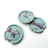 "Lavender Sage Wax Seal in Sage | Pack of 10" - Wax Seals in green by Caitlin Home