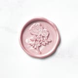 "Vintage Rose in Blush Pack of 10" - Wax Seals in pink by Abby Choi