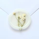 "Pressed Baby's Breath - Customizable Colors- Set of 25 Hand-crafted Wax Seals" - Wax Seals in multicolor by Inkspiringletters