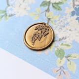"Wisteria- Customizable Color- Set of 25 Hand-crafted Wax Seals" - Wax Seals in multicolor by Inkspiringletters