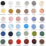 "Baby Feet - Pearl Blue- Set of 25Hand-crafted Wax Seals" - Wax Seals in blue by Inkspiringletters