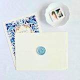 "Graceful Peacock - Customizable Color- Set of 25 Hand-crafted Wax Seals" - Wax Seals in multicolor by Inkspiringletters
