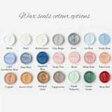 "Personalized Wax Seal Stickers, Custom Color | Set of 10" - Wax Seals in multicolorassorted-colors by Self Stationery