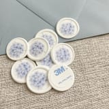 "Watercolor Hydrangeas self-adhesive wax seal | Set of 10" - Wax Seals in multicolorassorted-colors by Maria Ferrer G.