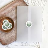 "Evergreen Christmas Tree Wax Seals for Holiday Cards | Set of 25" - Wax Seals in green by Clove and Cedar Design