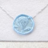 "Hot Air Balloon Ride- Customizable Color- Set of 25 Hand-crafted Wax Seals" - Wax Seals in multicolor by Inkspiringletters