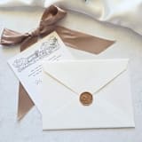 "Vintage Rose- Mocha -  Hand-crafted Wax Seals- Set of 25" - Wax Seals in brown by Inkspiringletters