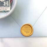 "Pine Branch with Family Name, Pack of 50, Customizable" - Wax Seals in multicolorassorted-colors by Abby Choi