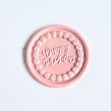 "Birthday Cake- Customizable Color- Set of 25 Hand-crafted Wax Seals" - Wax Seals in multicolor by Inkspiringletters