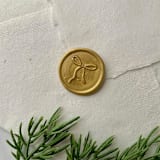 "Bow Gold Wax Seal - Set of 10" - Wax Seals in gold by Honey Silks Co
